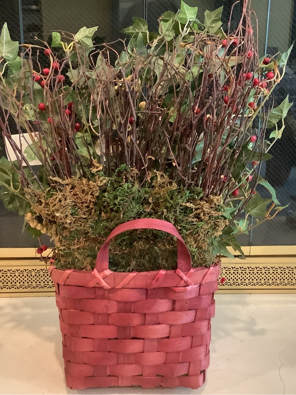 Winter Holiday Basket By Valerie Parr Hill - Picture 3 of 7